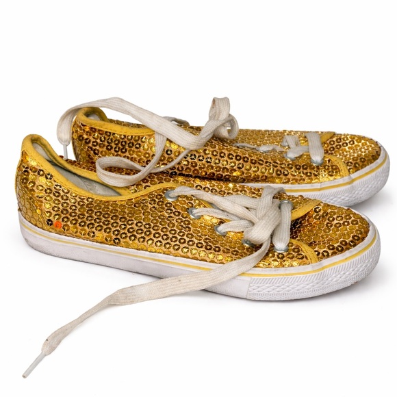 balera Shoes - Balera Gold Sequin Shoes
